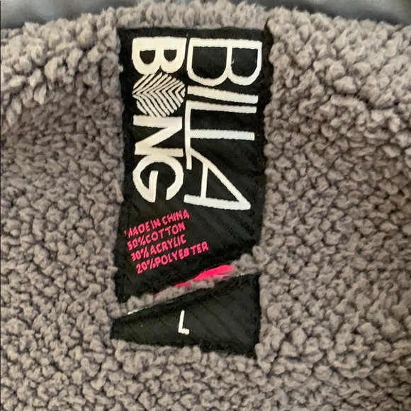 Hooded zip-up sweater Sherpa-lined by Billabong - Picture 9 of 9